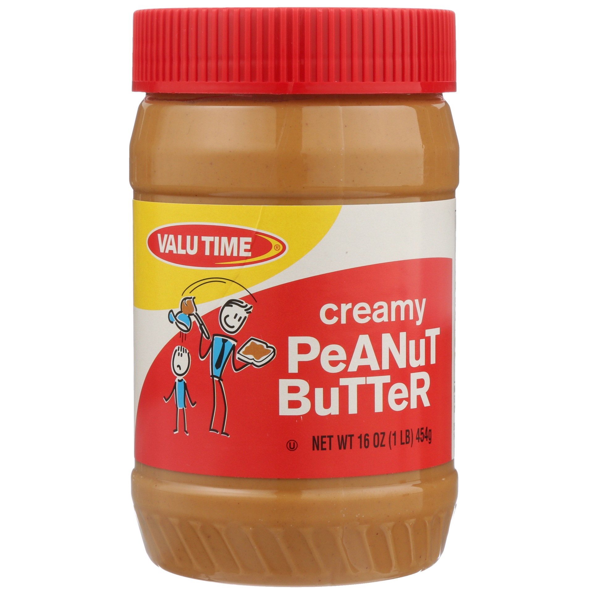 slide 1 of 6, Valu Time Creamy Peanut Butter, 16 oz