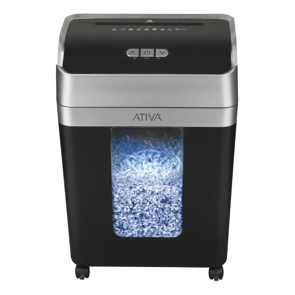 slide 1 of 6, Ativa 12 Sheet Micro-Cut Shredder, A12Mc19, 1 ct