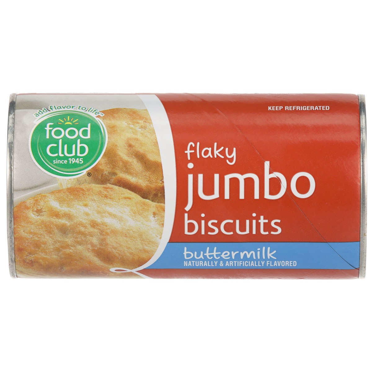 slide 1 of 9, Food Club Biscuits Jumbo Flaky Butter Flavor, 16 oz