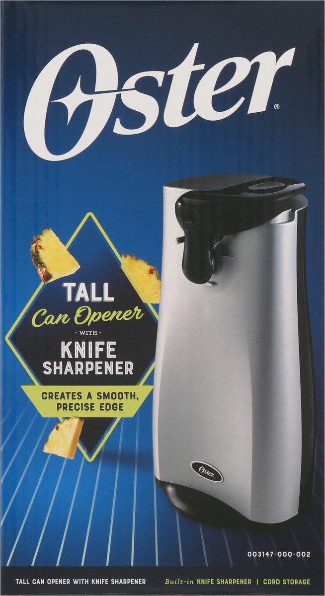 slide 8 of 12, Oster Tall Can Opener Silver, 1 ct