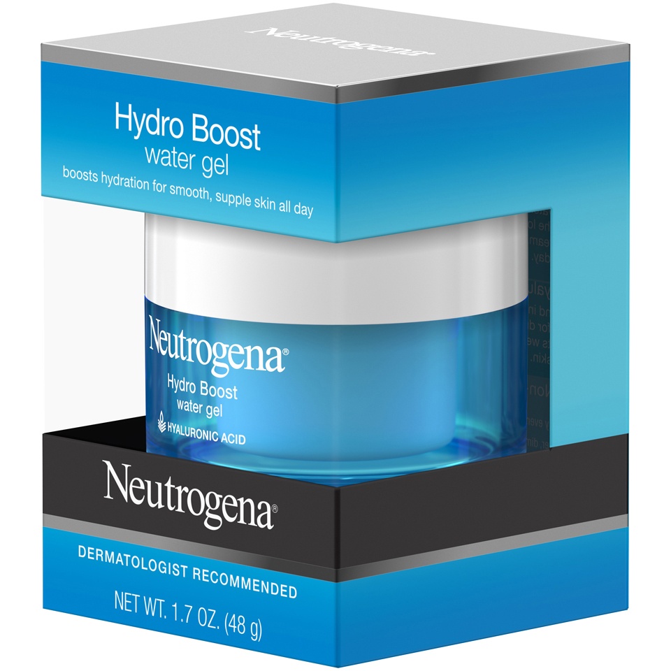 slide 5 of 6, Neutrogena Hydro Boost Water Gel Face Moisturizer with Hyaluronic Acid - 1.7 oz, per lb