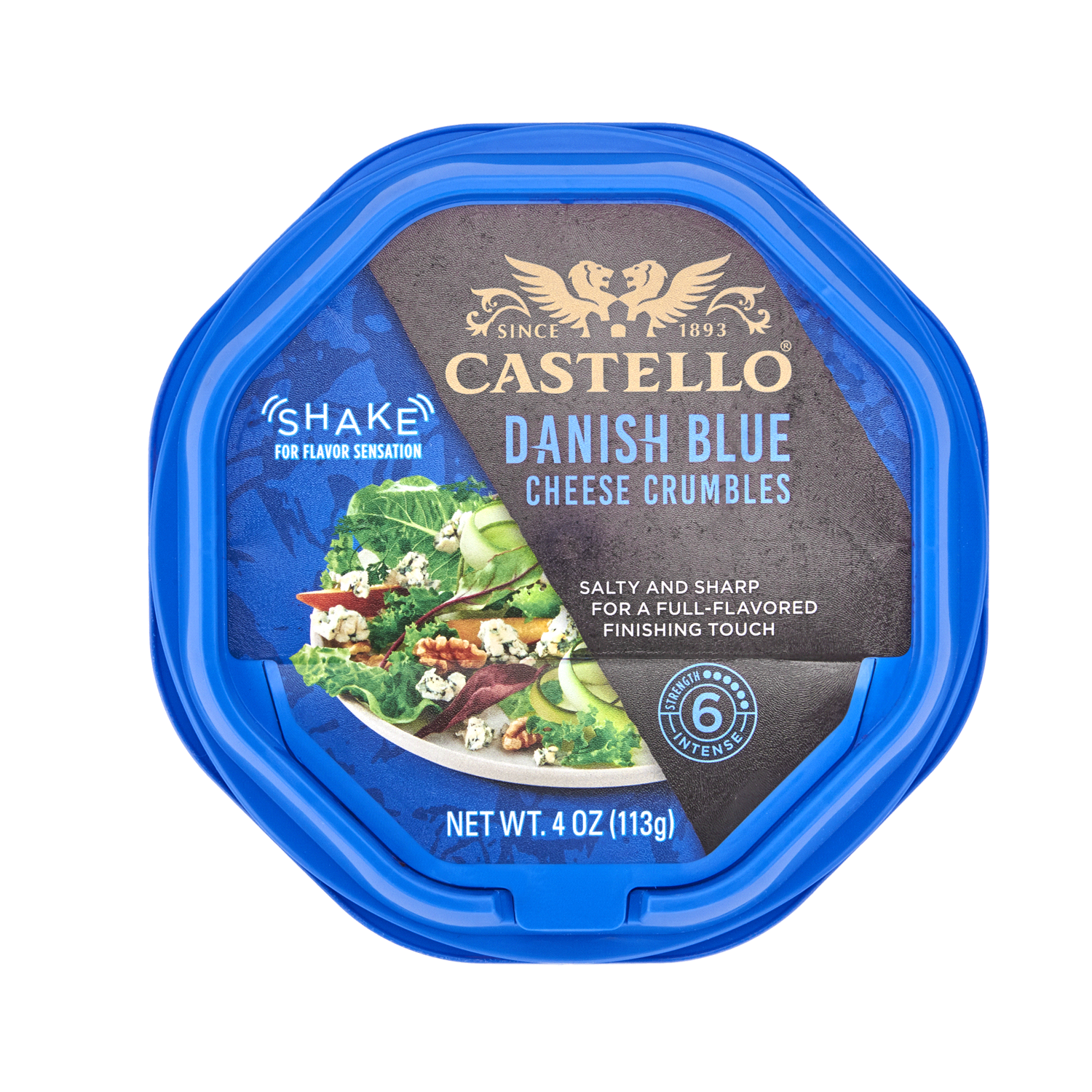 slide 3 of 3, Castello Danablu Blue Cheese Crumbles 4 oz, 4 oz