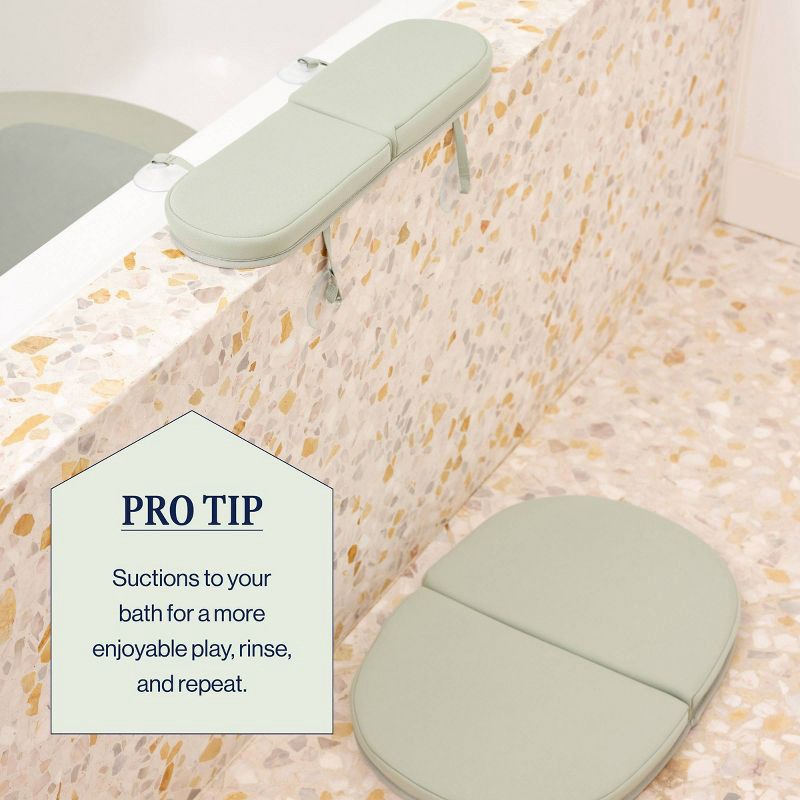 slide 4 of 8, Lalo 2pc Baby Bath Knee and Elbow Saver Set - Sage, 2 ct