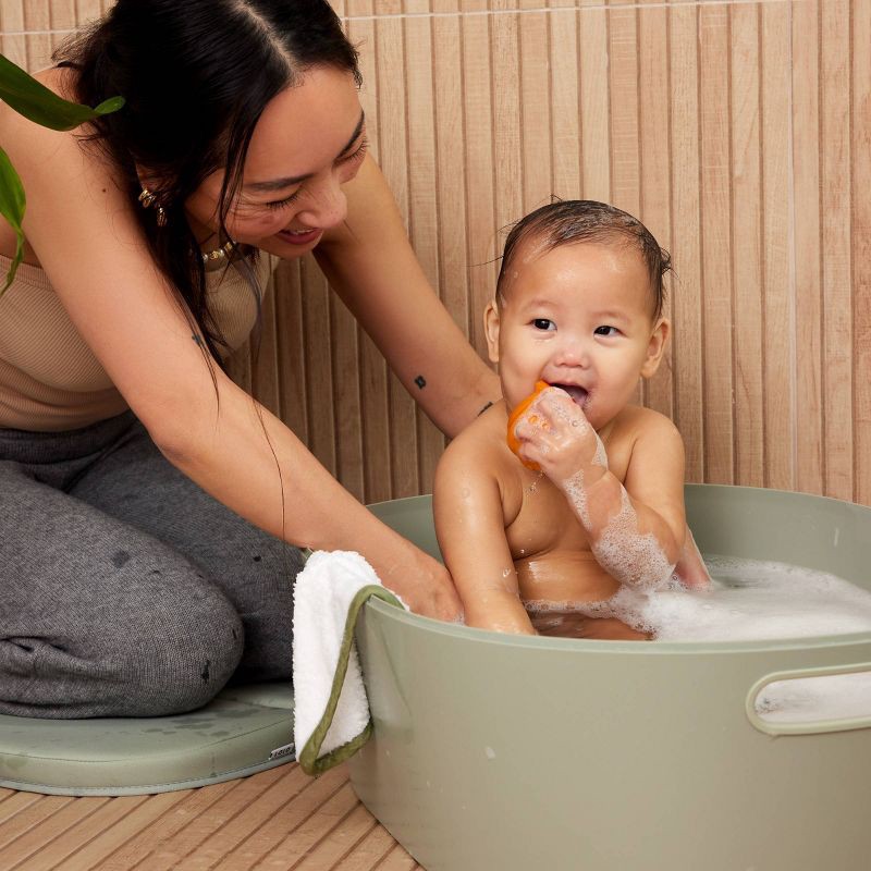 slide 7 of 8, Lalo 2pc Baby Bath Knee and Elbow Saver Set - Sage, 2 ct