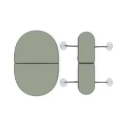 Lalo 2pc Baby Bath Knee and Elbow Saver Set - Sage