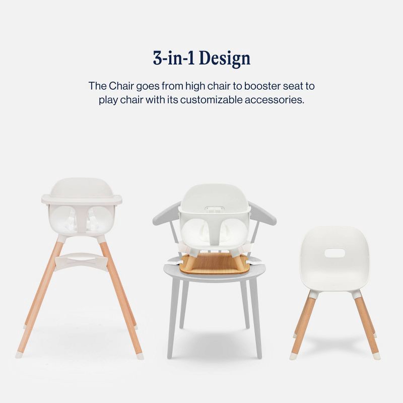 slide 4 of 11, Lalo High Chair - Coconut, 1 ct