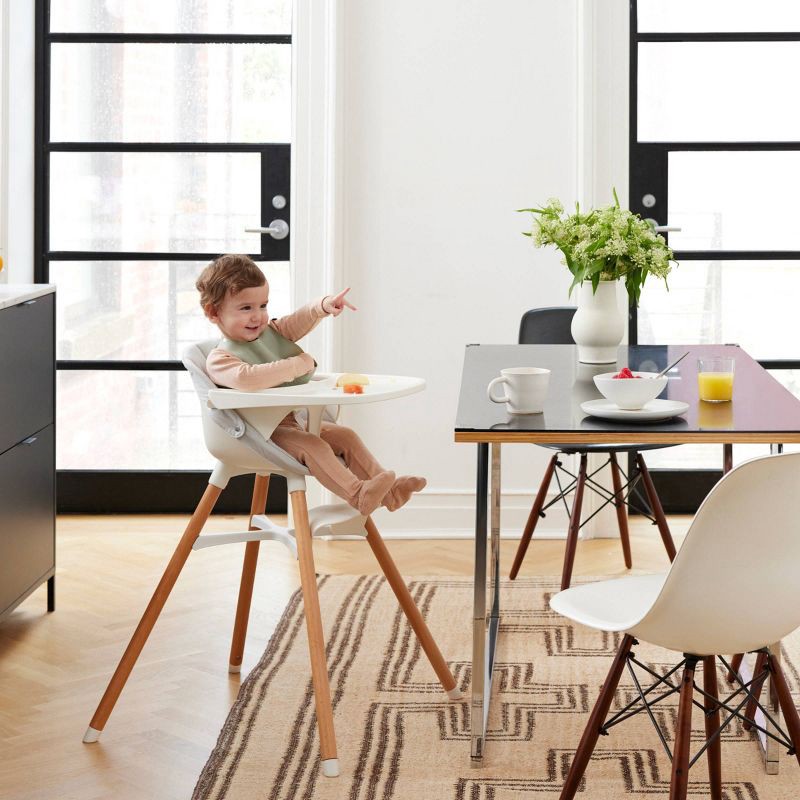 slide 6 of 11, Lalo High Chair - Coconut, 1 ct