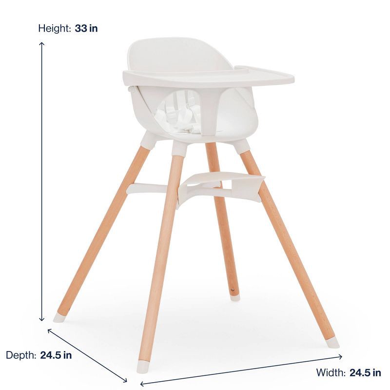 slide 11 of 11, Lalo High Chair - Coconut, 1 ct