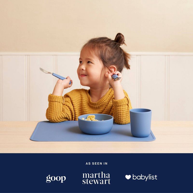 slide 5 of 8, Lalo Silicone Placemat - Sage, 1 ct