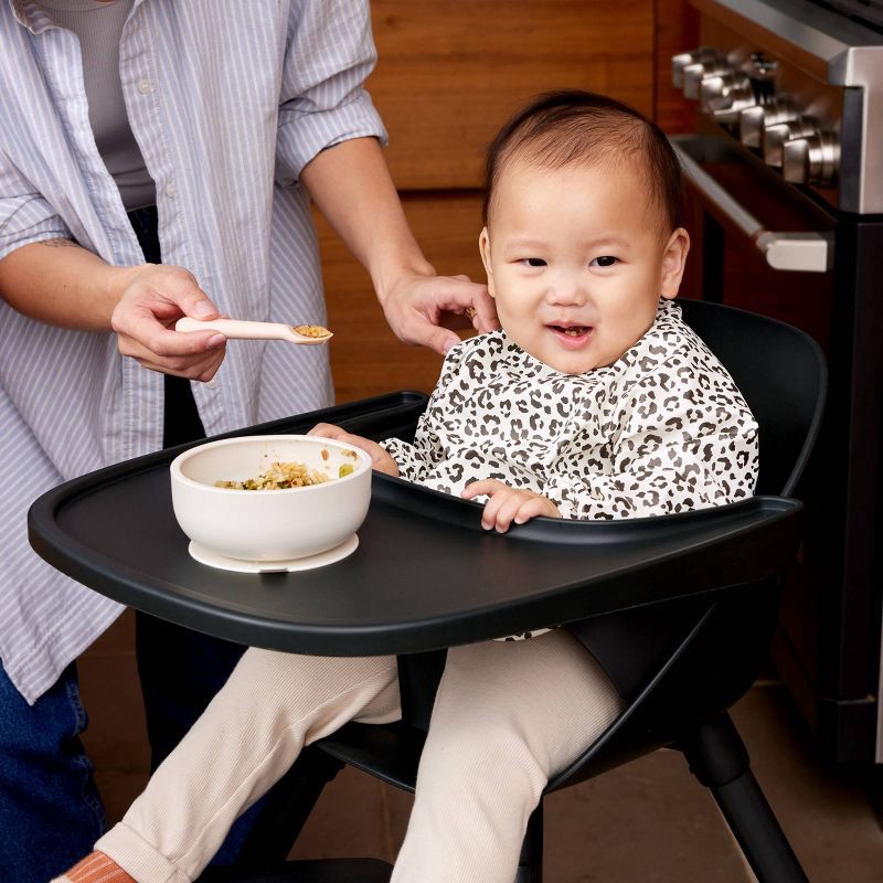 slide 5 of 9, Lalo 2pk Silicone Baby Spoons - Oatmeal, 2 ct