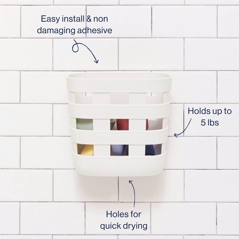 slide 4 of 8, Lalo Bath Toy Bin - Coconut, 1 ct