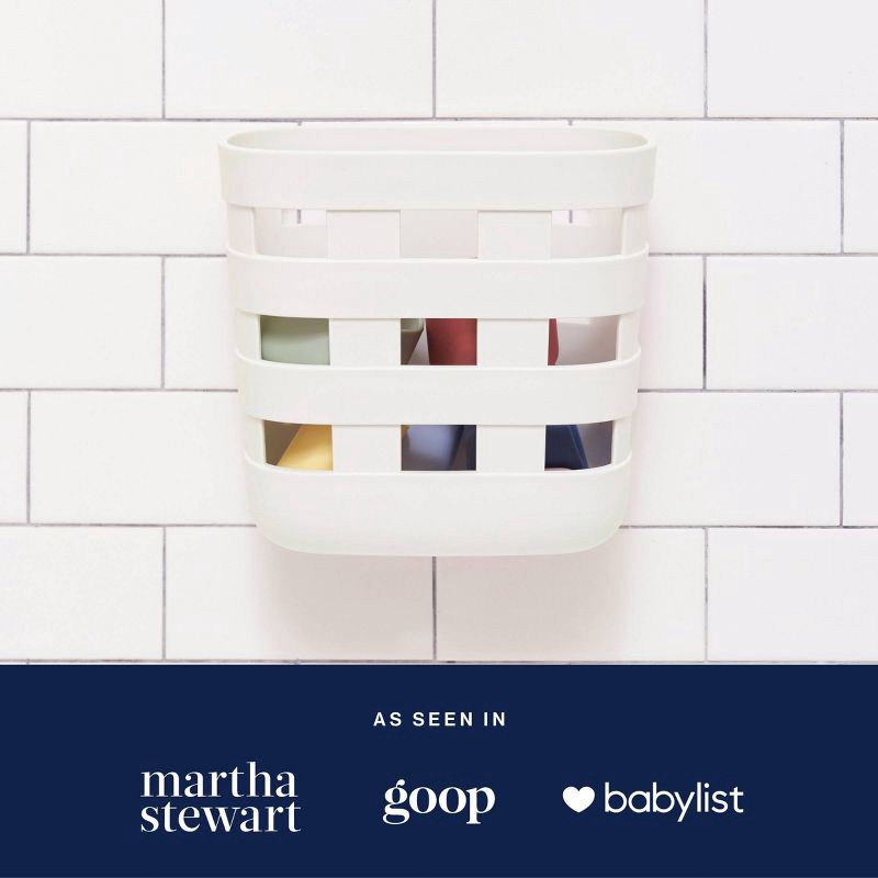 slide 6 of 8, Lalo Bath Toy Bin - Coconut, 1 ct