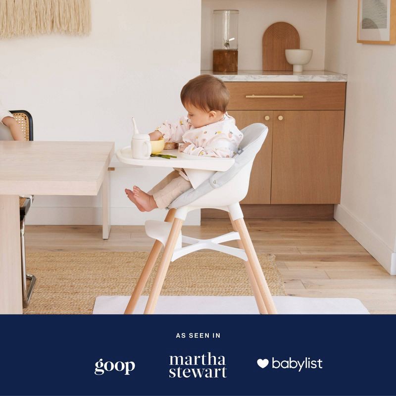 slide 7 of 9, Lalo Long Sleeve Smock Bib - Cherry, 1 ct