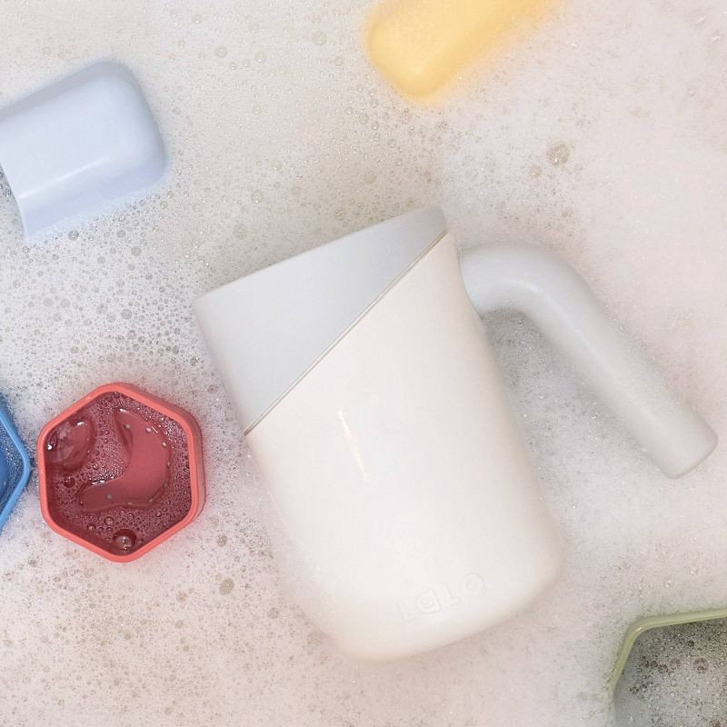 slide 7 of 9, Lalo Bath Rinse Cup - Coconut, 1 ct