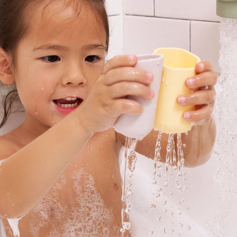 slide 2 of 7, Lalo 6pc Silicone Stacking Cups Bath Toy, 6 ct