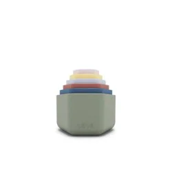 Lalo 6pc Silicone Stacking Cups Bath Toy