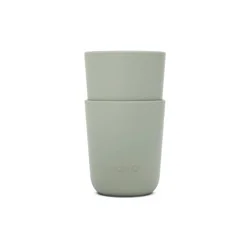Lalo 6 fl oz Cups - Sage - 2pk