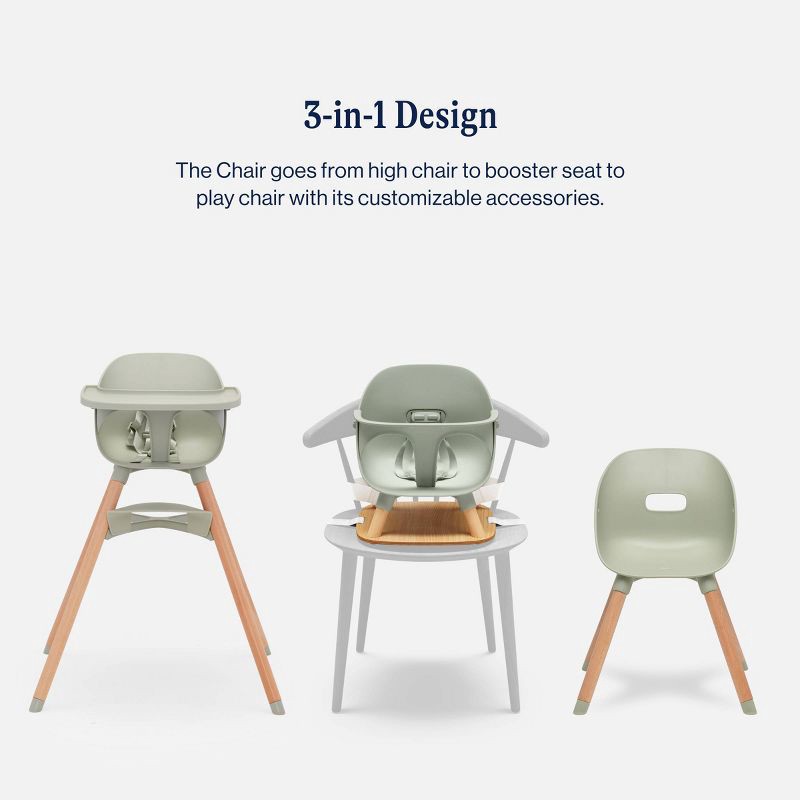 slide 4 of 9, Lalo High Chair - Sage, 1 ct