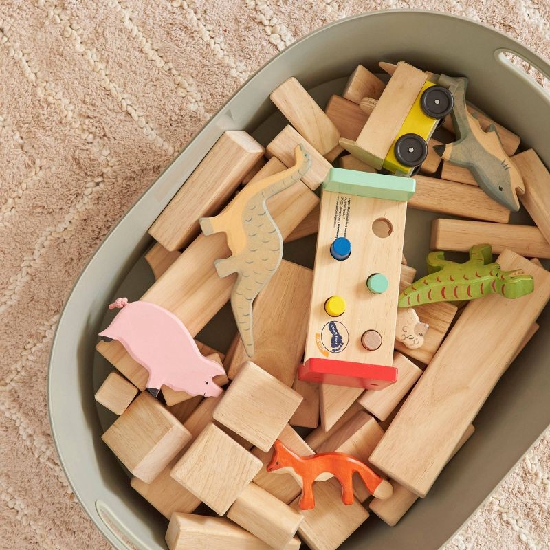 slide 8 of 11, Lalo 3-in-1 Bath Tub - Sage, 1 ct