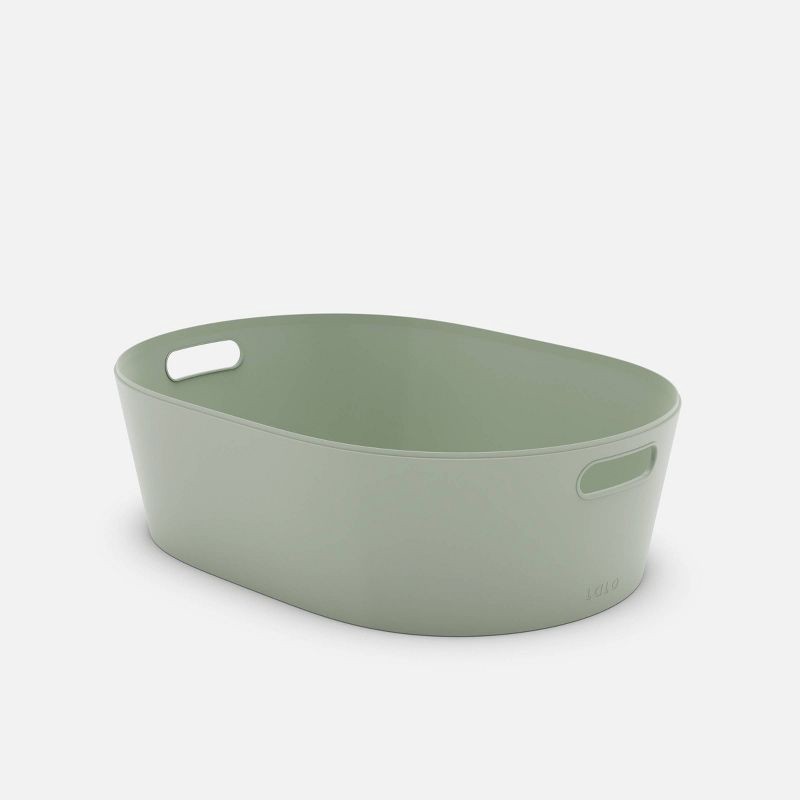 slide 9 of 11, Lalo 3-in-1 Bath Tub - Sage, 1 ct