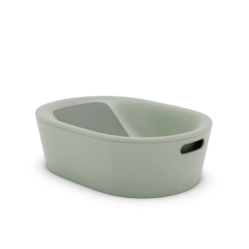 slide 1 of 11, Lalo 3-in-1 Bath Tub - Sage, 1 ct