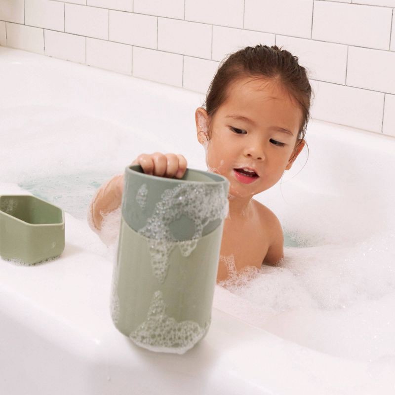 slide 2 of 9, Lalo Bath Rinse Cup - Sage, 1 ct