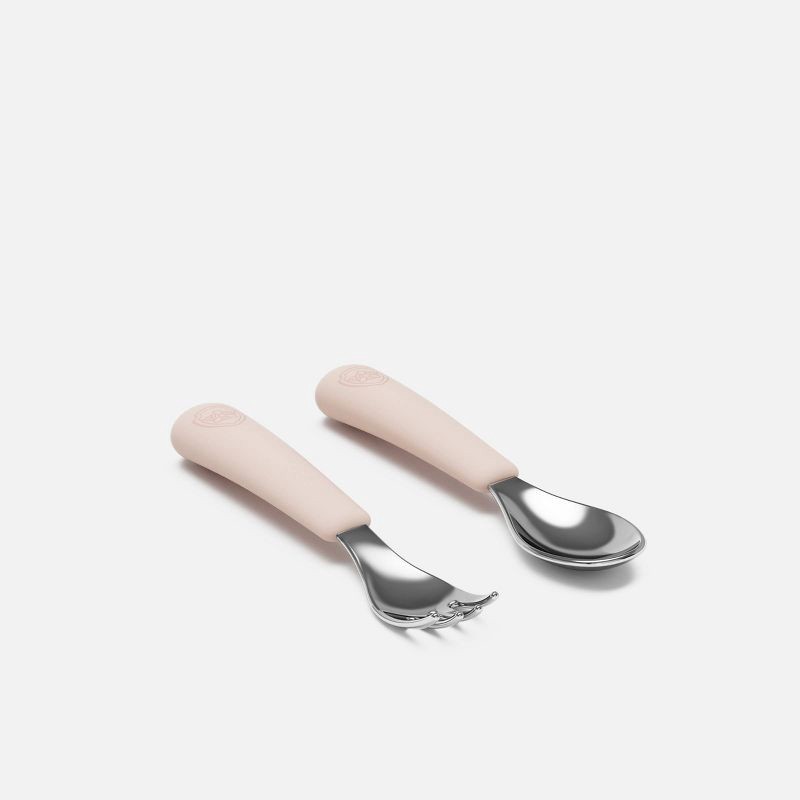 slide 8 of 8, Lalo PAW Patrol 3pc Silicone Plate + Utensils Set - Skye, 3 ct