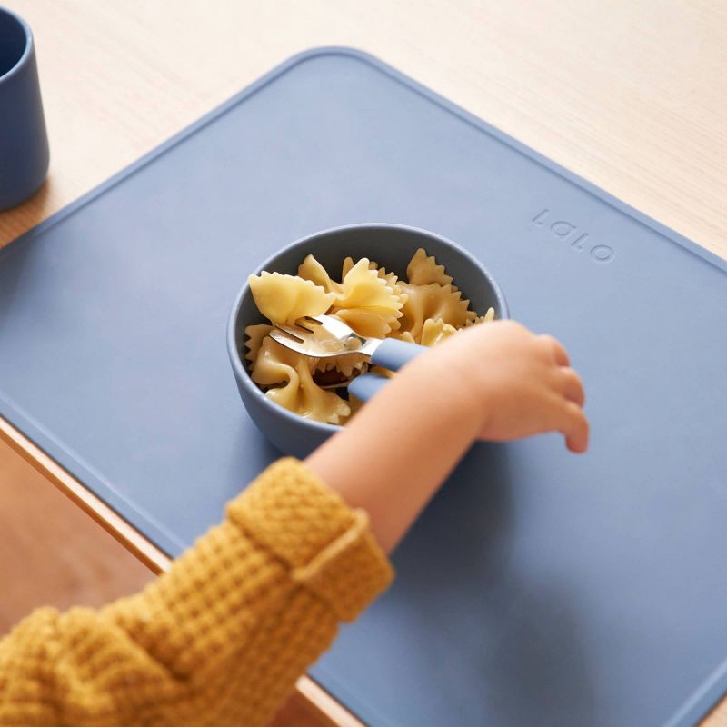 slide 8 of 11, Lalo 2pc Stainless Steel Fork + Spoon Utensils Set - Sage, 2 ct