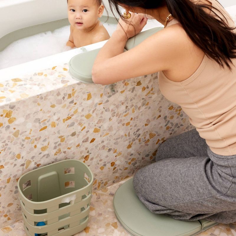 slide 5 of 8, Lalo Bath Toy Bin - Sage, 1 ct
