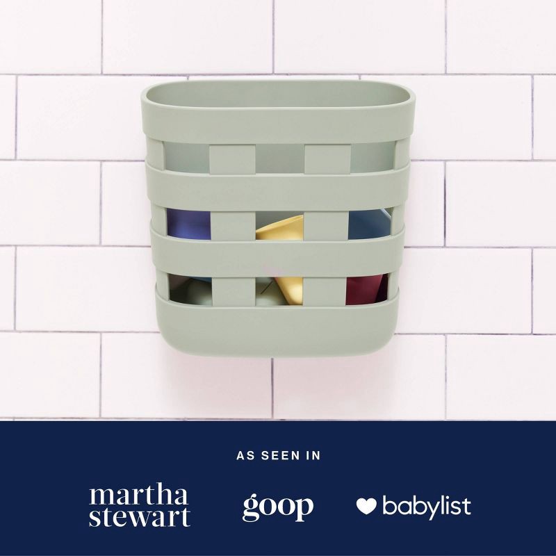 slide 6 of 8, Lalo Bath Toy Bin - Sage, 1 ct