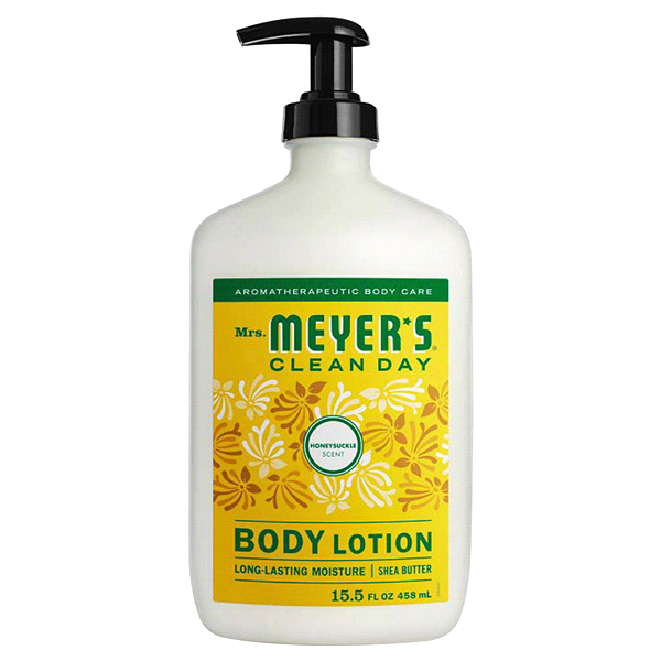 slide 1 of 1, Mrs. Meyer's Body Lotion Honeysuckle, 15.5 oz