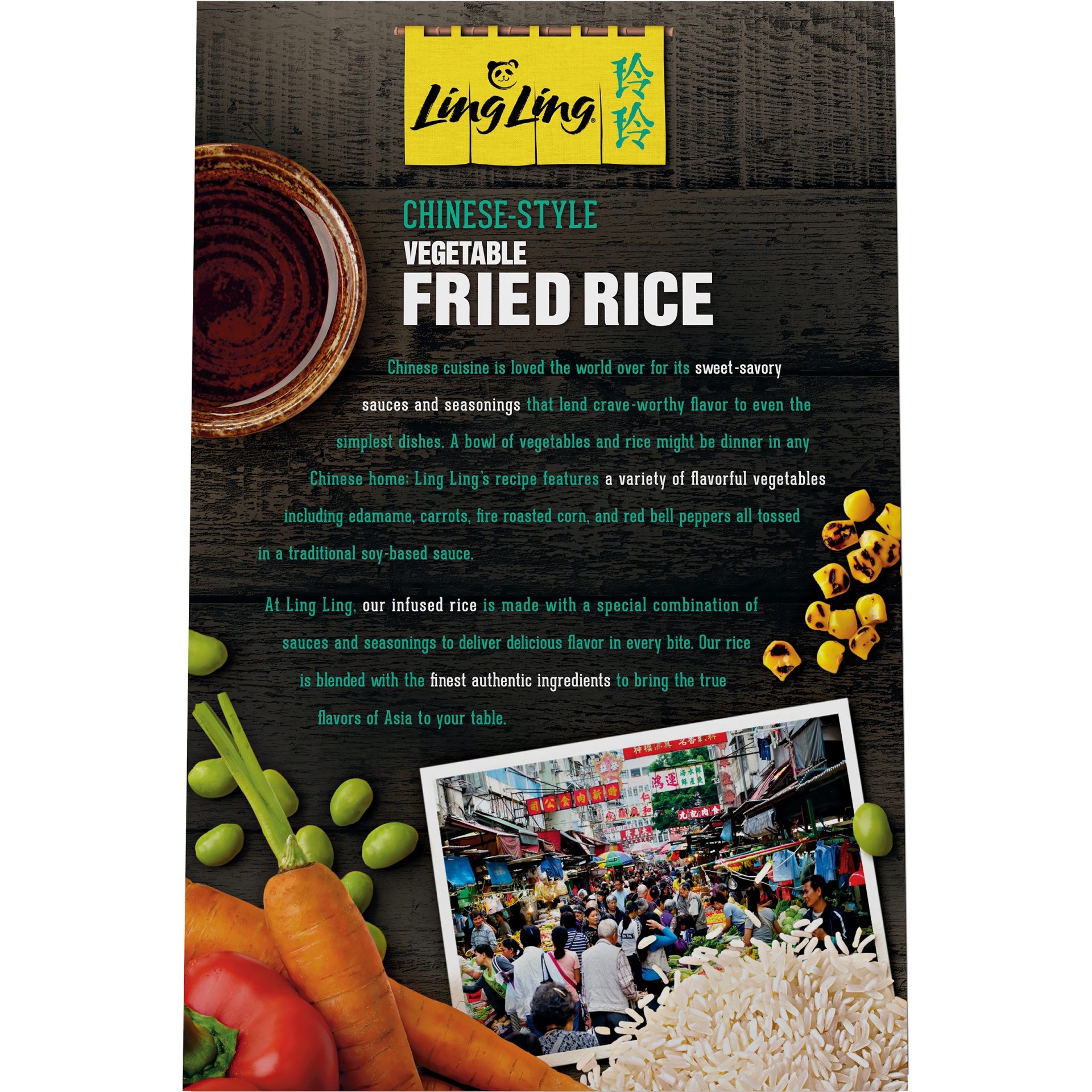 slide 6 of 8, Ling Ling Chinese-Style Vegetable Fried Rice, 22 oz