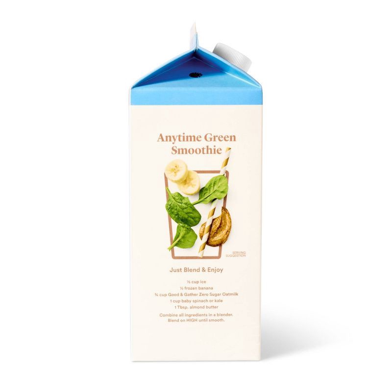 slide 3 of 5, Zero Sugar Oatmilk - 64 fl oz - Good & Gather™, 64 fl oz