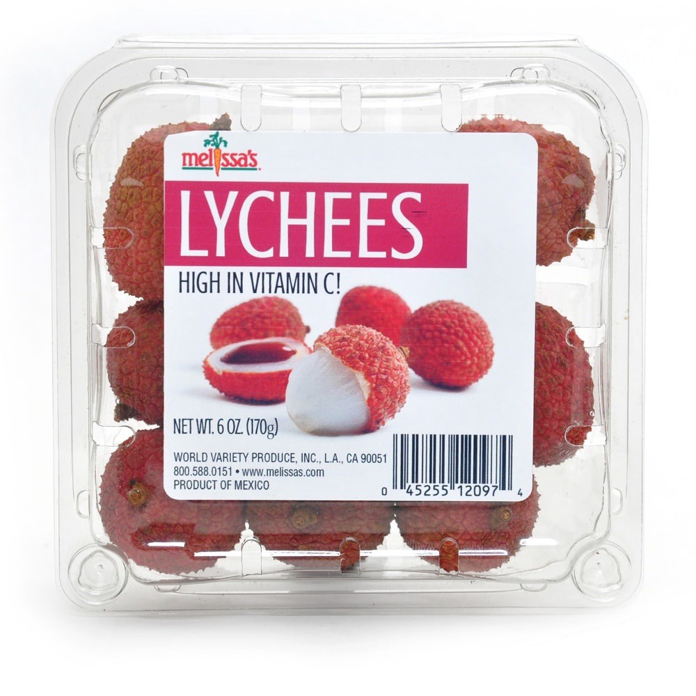 slide 1 of 1, Melissa's Lychee Exotic Fruit, 6 oz