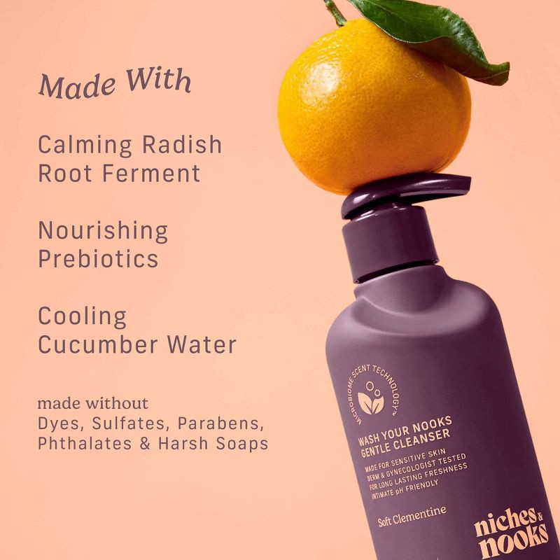 slide 7 of 13, Niches & Nooks Intimate pH Balanced Gentle Feminine Wash - Soft Clementine - 7 fl oz, 7 fl oz