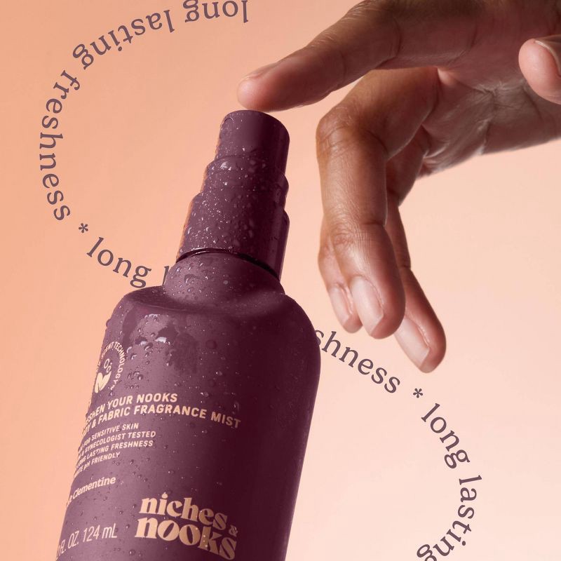 slide 3 of 12, Niches & Nooks Intimate pH Balanced Body Spray & Fabric Fragrance Mist - Soft Clementine - 4.2 fl oz, 4.2 fl oz