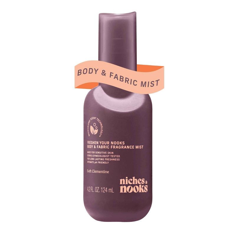 slide 1 of 12, Niches & Nooks Intimate pH Balanced Body Spray & Fabric Fragrance Mist - Soft Clementine - 4.2 fl oz, 4.2 fl oz