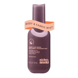 Niches & Nooks Intimate pH Balanced Body Spray & Fabric Fragrance Mist - Soft Clementine - 4.2 fl oz