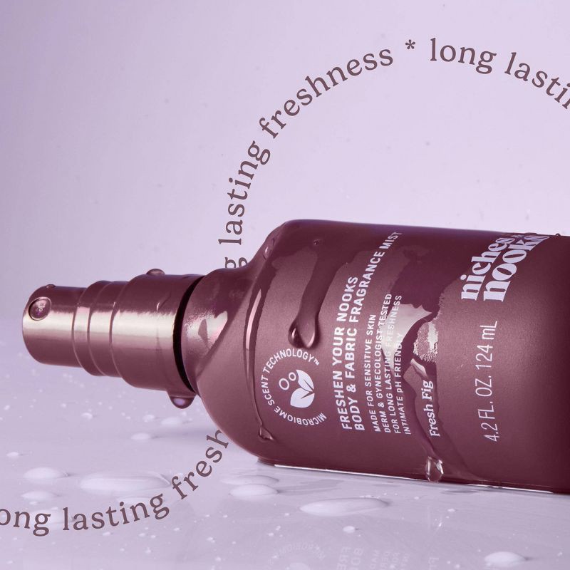 slide 3 of 13, Niches & Nooks Intimate pH Balanced Body Spray & Fabric Fragrance Mist - Fresh Fig - 4.2 fl oz, 4.2 fl oz