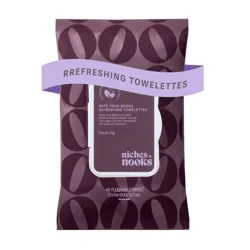 Niches & Nooks Intimate pH Balanced Refreshing Flushable Feminine Wipes - Fresh Fig - 45ct