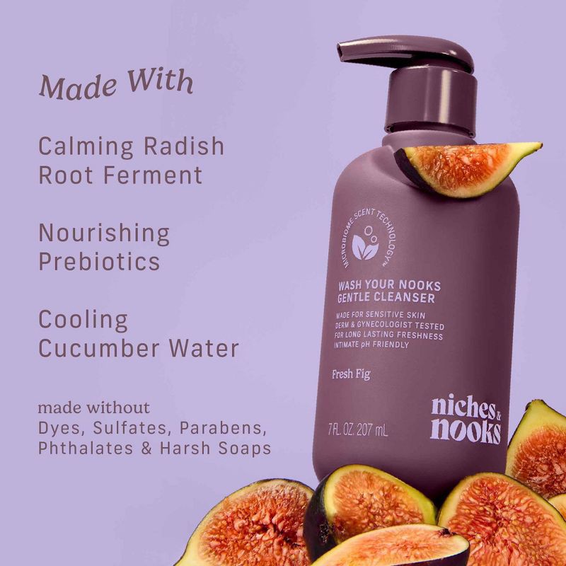 slide 7 of 13, Niches & Nooks Intimate pH Balanced Gentle Feminine Wash - Fresh Fig -7 fl oz, 7 fl oz