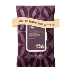 Niches & Nooks Intimate pH Balanced Refreshing Flushable Feminine Wipes - Airy Vanilla - 45ct