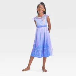 Girls' Frozen Elsa NightGown - Blue S