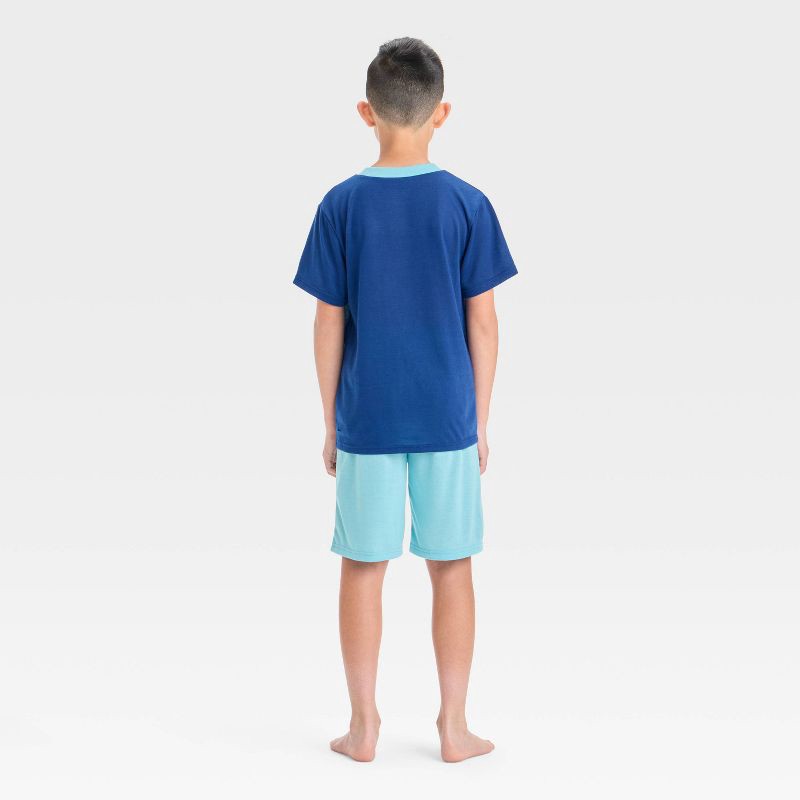 slide 4 of 4, Boys' Minecraft 3pc Pajama Set - Blue S, 3 ct