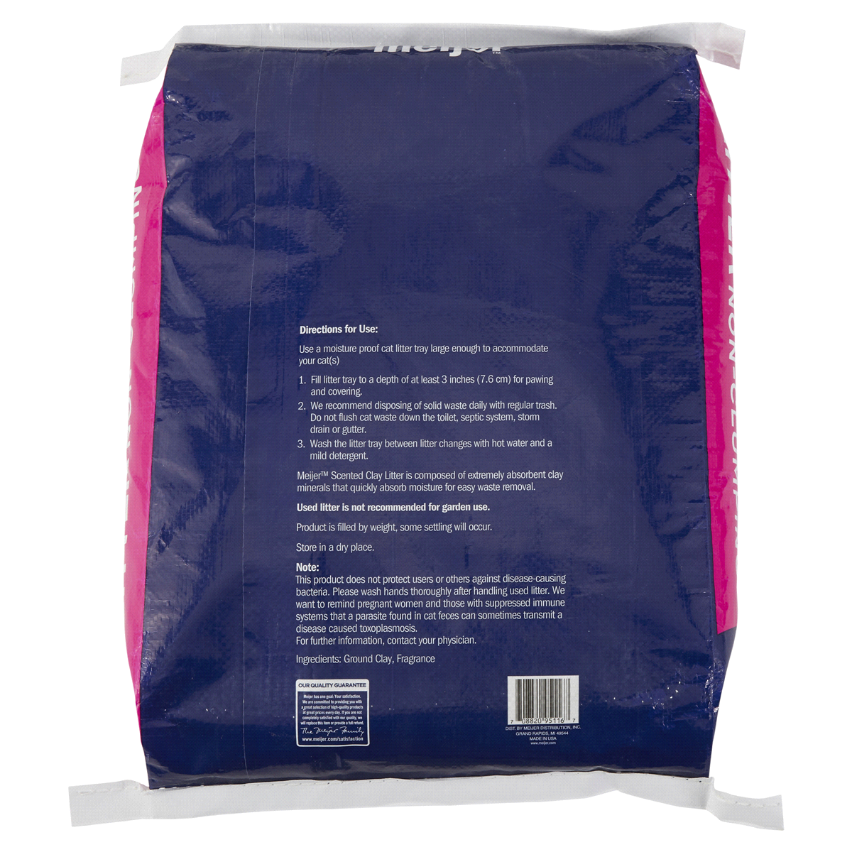 slide 5 of 5, Meijer Non-Clumping Cat Litter, Scented, 20 lb