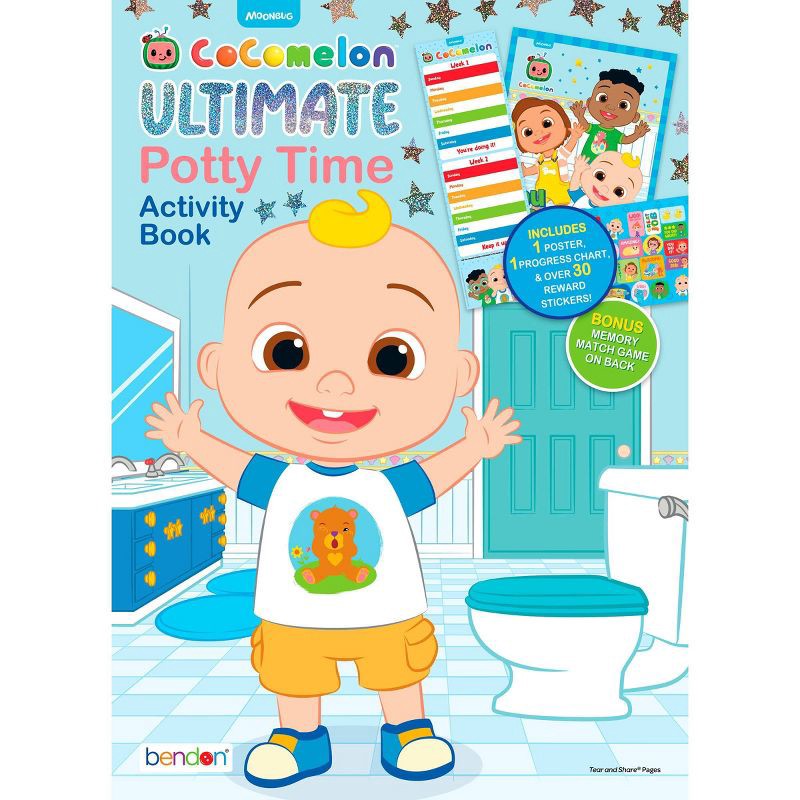 slide 1 of 5, Bendon CoComelon Ultimate Potty Time Activity Book, 1 ct
