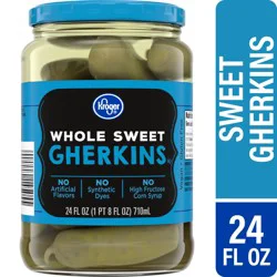 Kroger Whole Sweet Gherkins