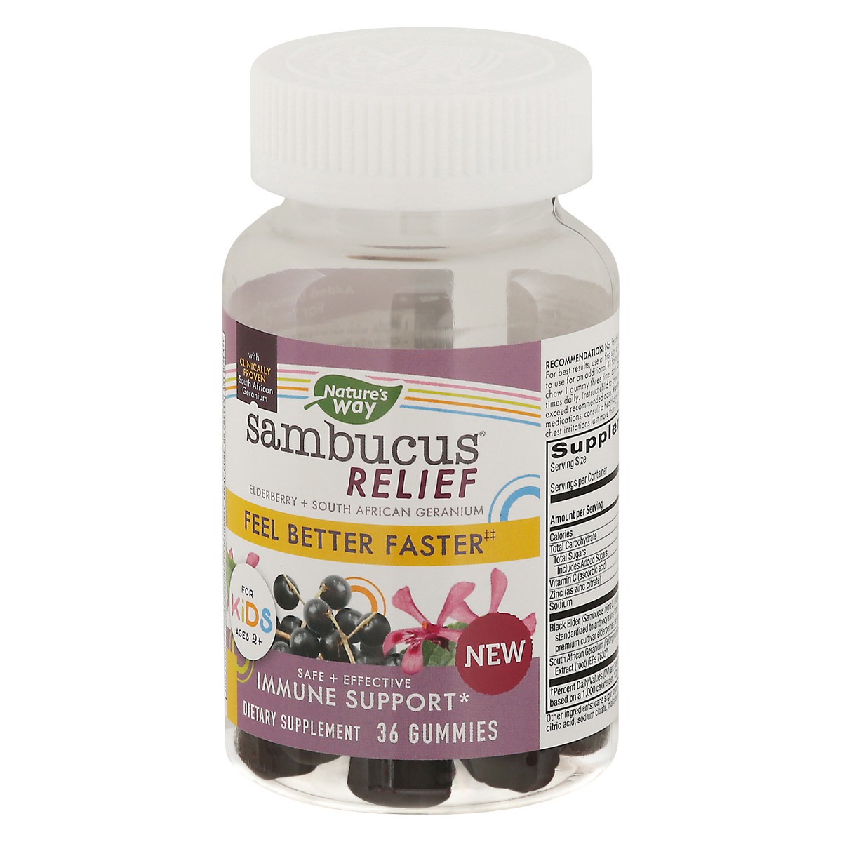 slide 2 of 9, Nature's Way Sambucus Kids Gummies, 36 ct