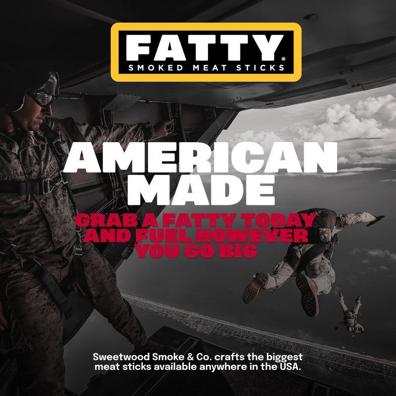 slide 4 of 6, Fatty Honey BBQ Meat Stick - 2oz, 2 oz