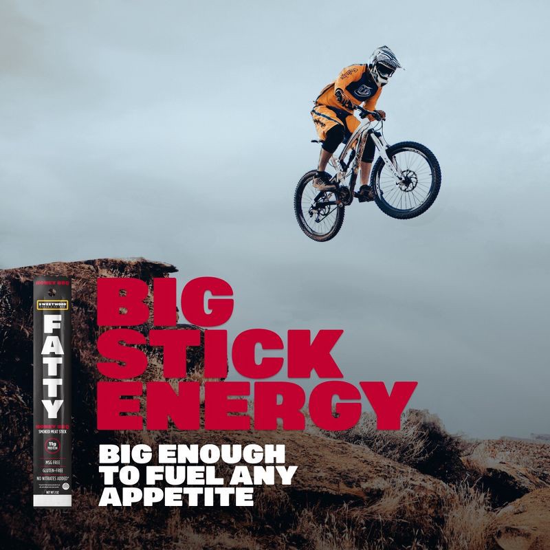 slide 5 of 6, Fatty Honey BBQ Meat Stick - 2oz, 2 oz